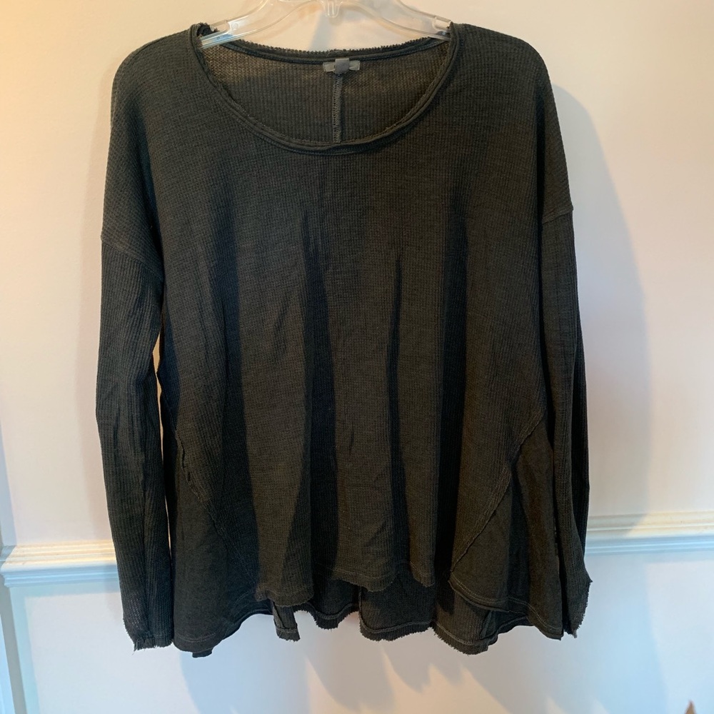 Urban Outfitters waffle long sleeve top